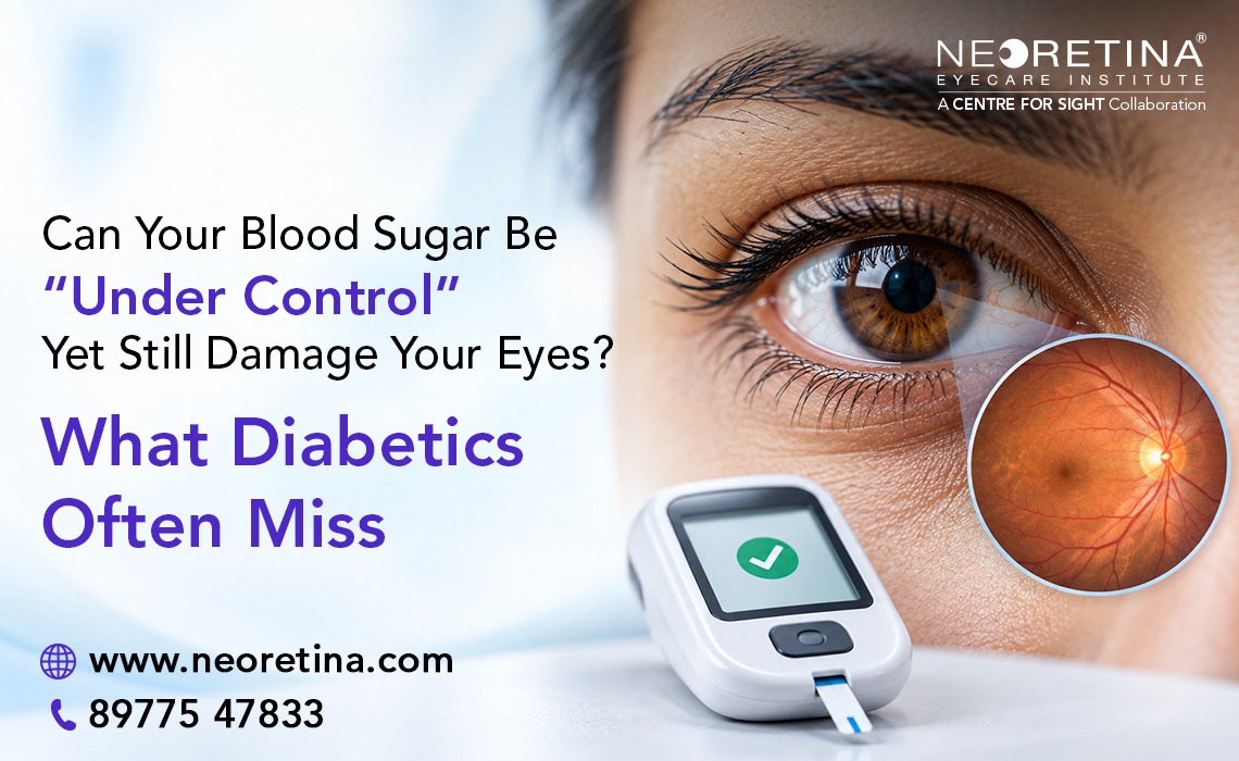Neoretina Blog | Can Your Blood Sugar Be “Under Control” Yet Still Damage Your Eyes? What Diabetics Often Miss