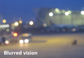blurred vision